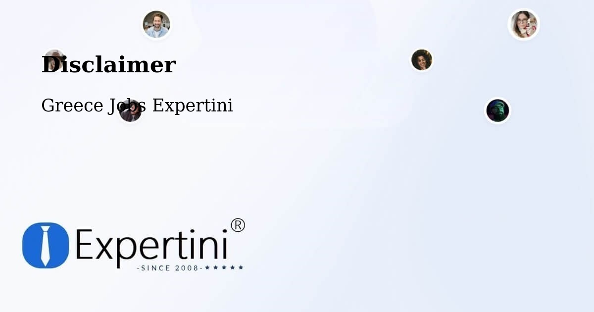 Disclaimer – Agía Triáda - Greece Jobs Expertini
